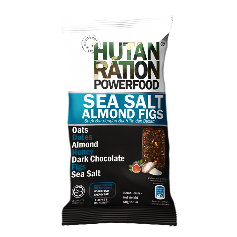 Sea Salt Almond Figs (10pcs x 60g) Hutan Ration